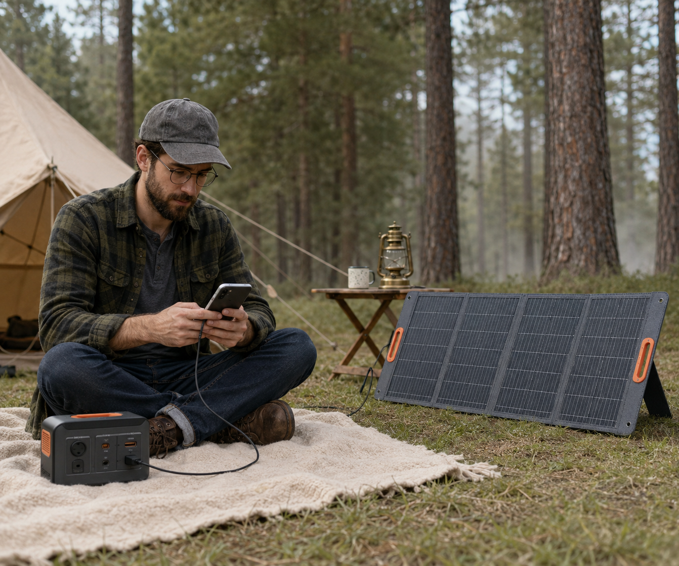 Panneau solaire 200W pliable monocrystallin
