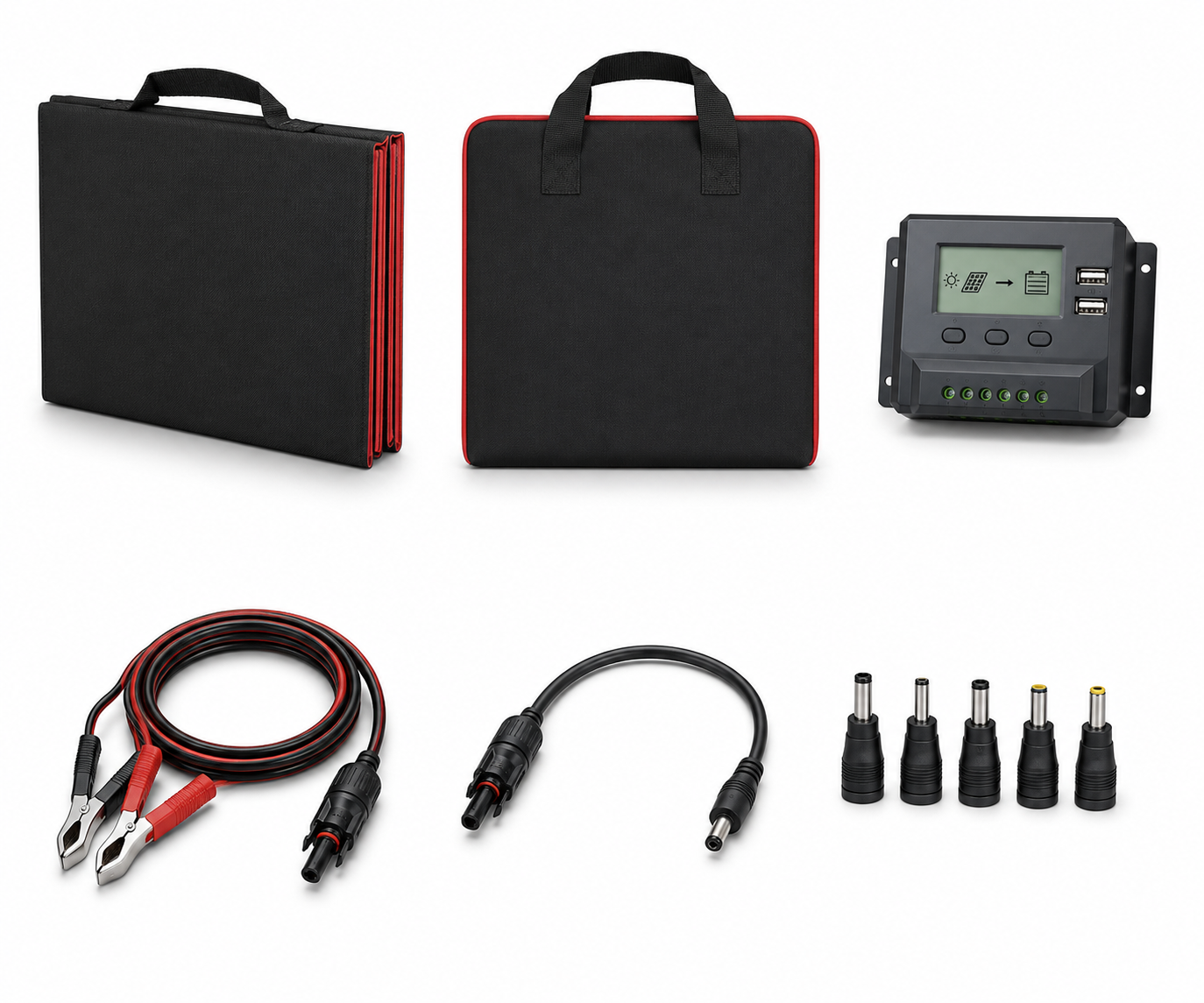 Kit solaire complet 300W panneau pliable Monocrystallin